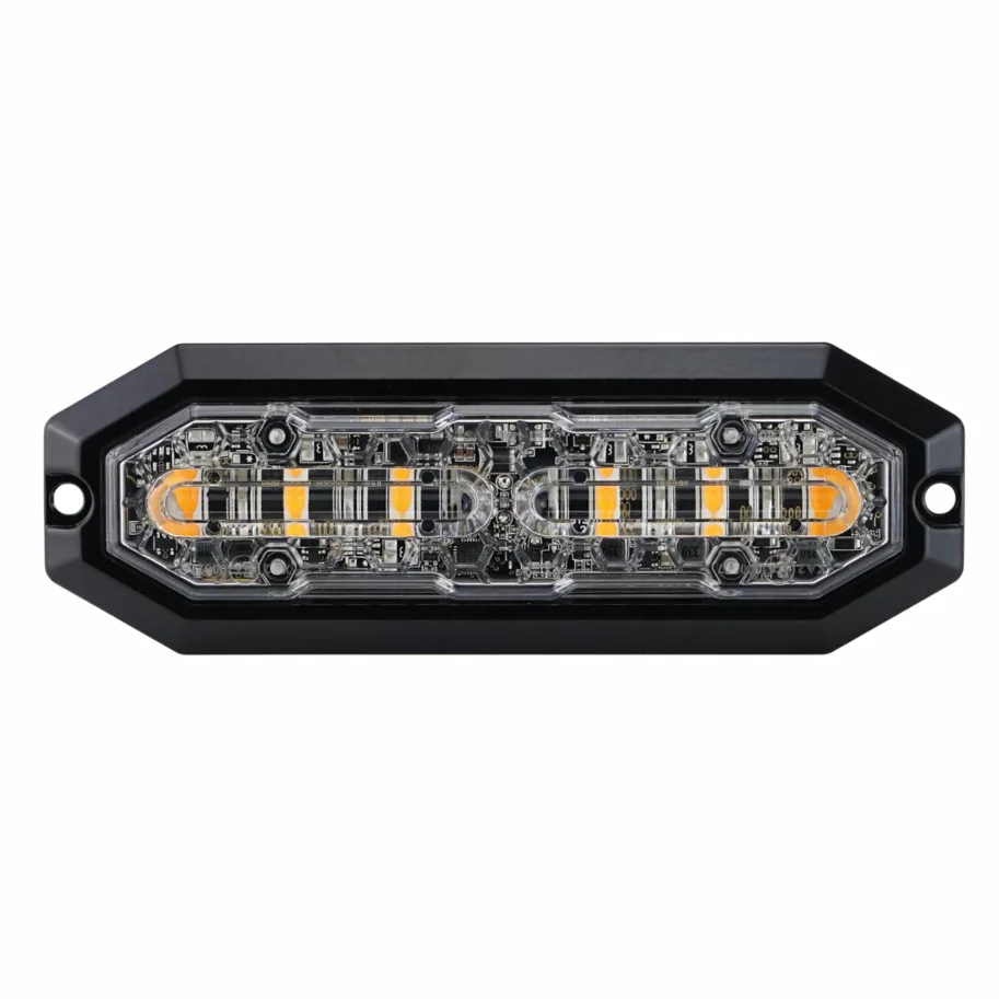 Strands Lighting - lighthead 6 LED. 12-24V DC. 20W.Amber LED. clear lens / 850130HP-A