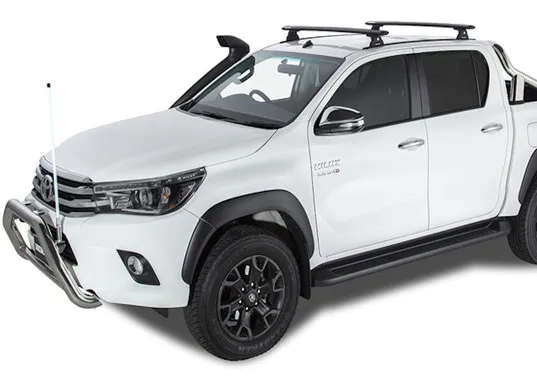 Rhino Rack Vortex Querträger (2) 1260 mm, Hilux Doka 07/16->, Schienen u. RLT600