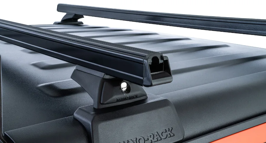 Rhino Rack Heavy Duty (2) 1500 mm,schwarz Backbone+RCL4, Jeep JT Gladiator `20->