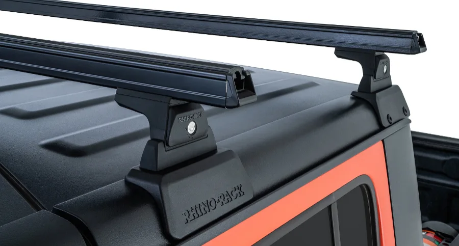 Rhino Rack Heavy Duty (2) 1500 mm,schwarz Backbone+RLT600, Jeep JT Gladiator `20->