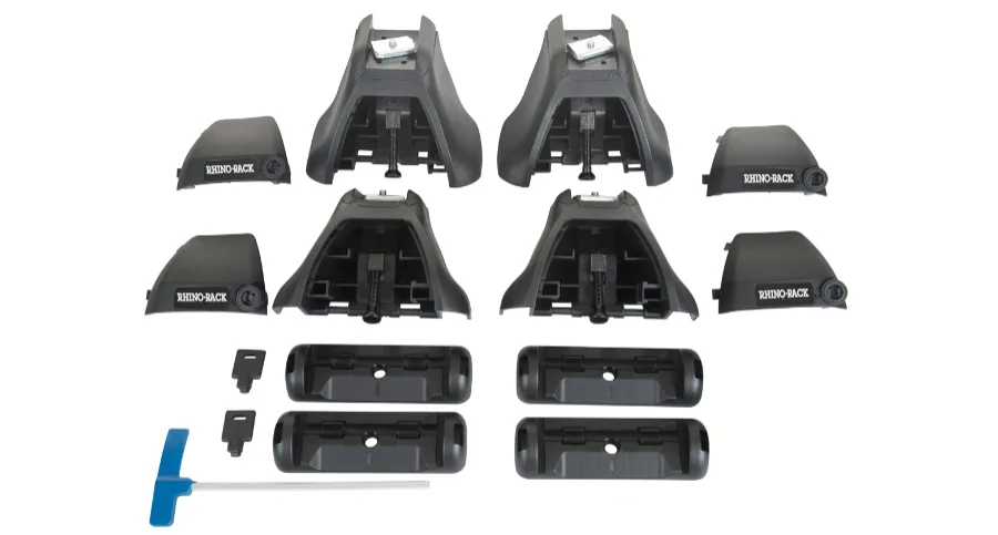 Rhino Rack 2500 HD Querträger (2), Ford Ranger ab `23, 1250 mm Klemmsystem