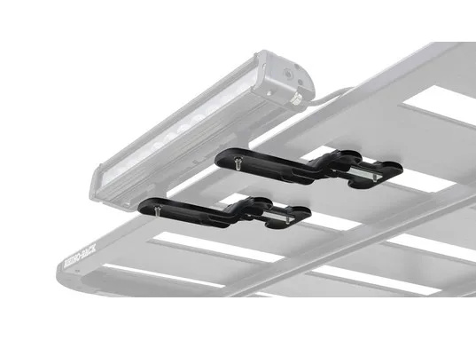 Rhino Rack LED & Scheinwerfer Halter für Pioneer Aluminium Plattformen (Paar)