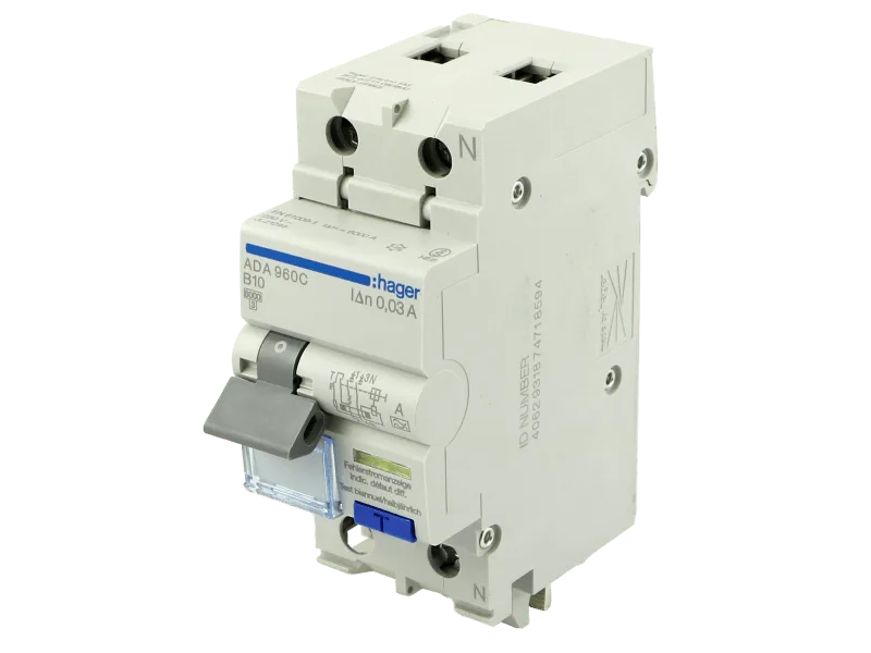 Sicherungsautomat mit FI-Schutzschalter 10 A