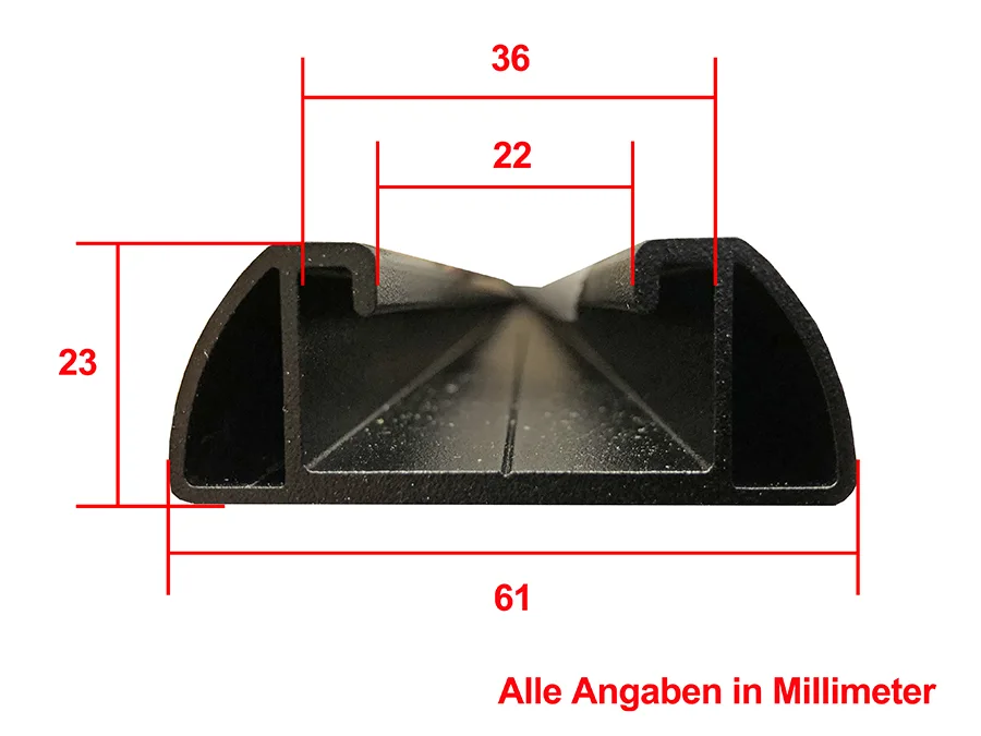 Rhino Rack Pioneer HD-Montageträger (2) für Pioneer Plattform 1220 mm