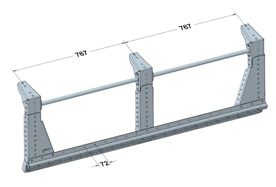 Muli-Rack System ''hoch'' XtraCab, inkl. 3 Rhino Rack Vortex Querträger