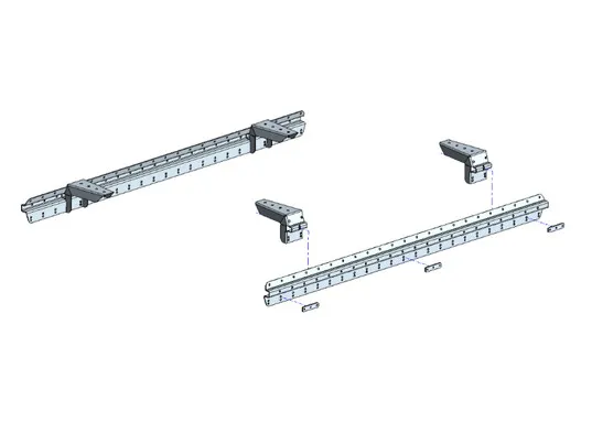 Muli-Rack Basisversion ''flach'' XtraCab, ohne Dachträger, inkl. Schraubensatz