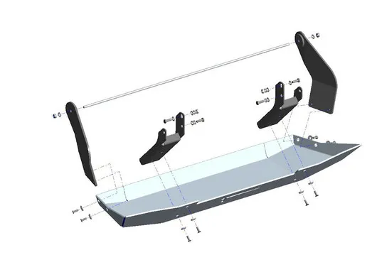 Unterfahrschutz Mercedes G350 & G500 ab 2016, Tank