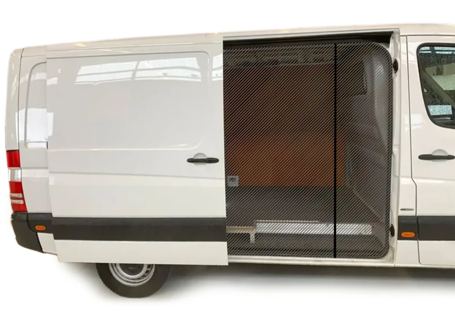 Moskitonetz für Schiebetür, passend für Mercdes Sprinter + VW Crafter ab Bj. 2006 (Dachform H1)