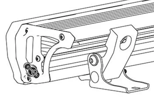 ARB Montagesatz für 2-AR40C & 2-AR40S ZUR BEFESTIGUNG AUF GERAden FLÄCHEN