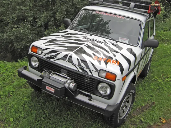 Windenanbausatz Lada Niva für WARN CE-M6000, 8000