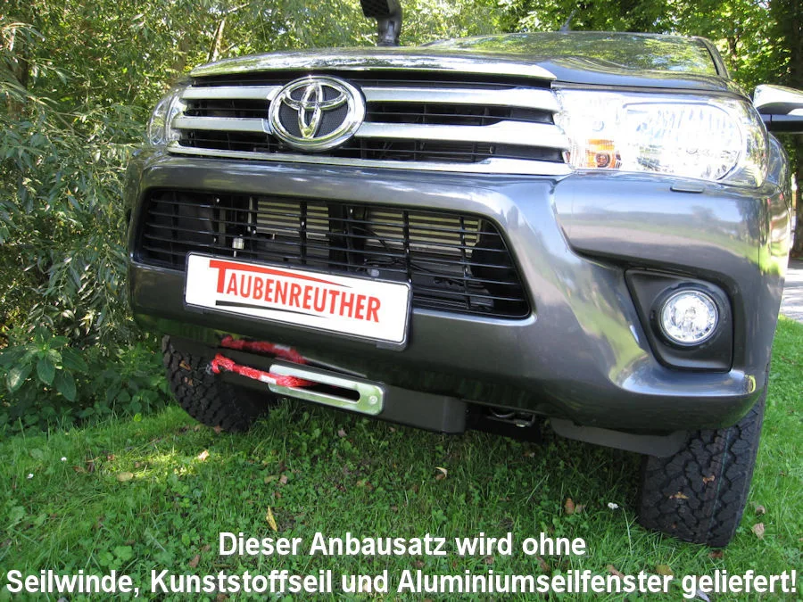 Seilwindenanbausatz TOYOTA HILUX REVO ab 2016, ohne Seilwinde