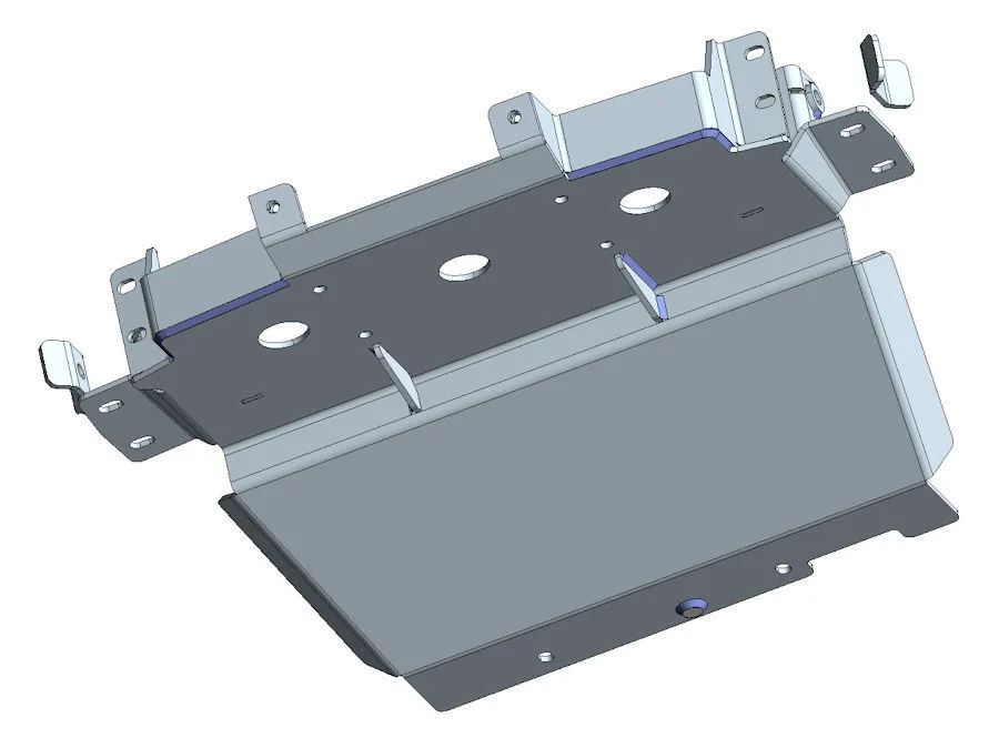 Seilwinden Set für Ford Ranger Raptor 2019 - 11/2022, inkl. WARN VR EVO 10s