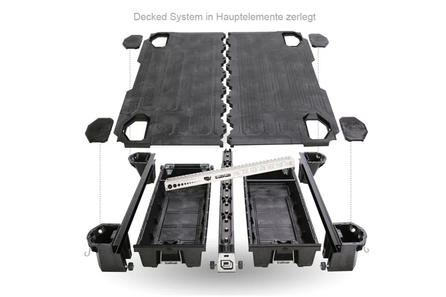 DECKED Schubladen für Citroen Jumper ab Bj. 14 (Radstand 3454 mm)