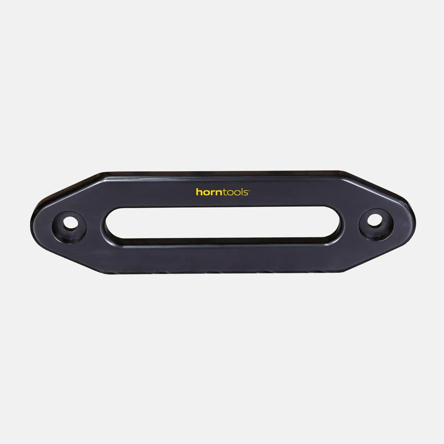 horntools Seilwinden Seilfenster Alu für Kunststoffseile für Serie 5000 lbs Schwarz ohne Logo