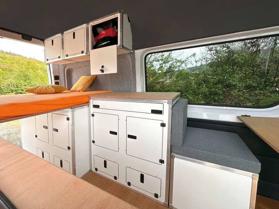 Modulares Möbelsystem Komplett-Set für MB Sprinter 906/907 und VW Crafter 1. Generation