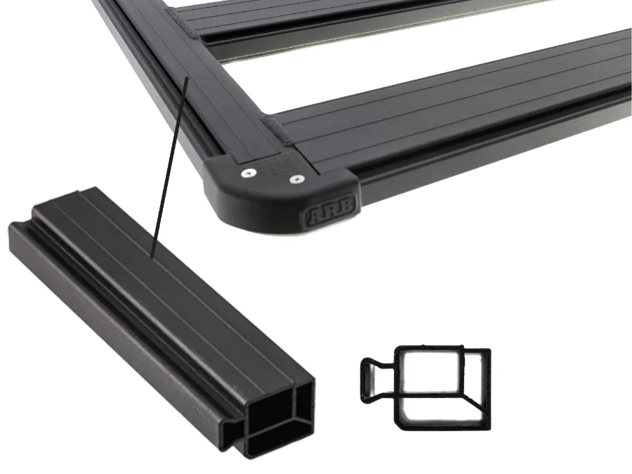 ARB Baserack Ford Ranger Doka `11 - `23, 1835x1285 f.Classic Hardtop inkl. Fusskit