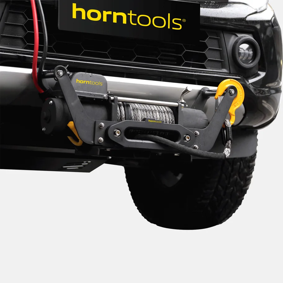 horntools Seilwindensystem Alpha Mobil für Land Rover Defender 90.110 Bj. 2000-2014 4.3 to