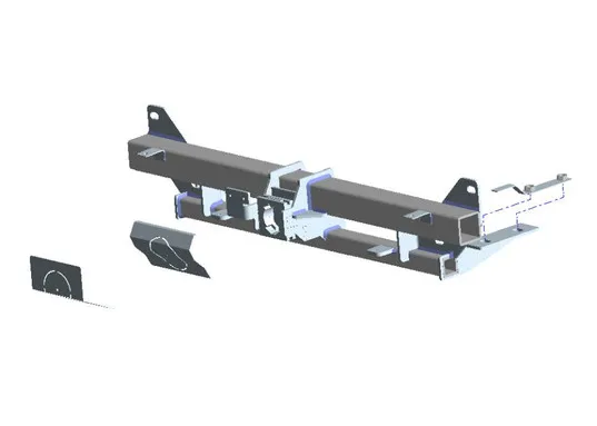 Hidden Multi-Mount Nissan Navara D23, Mercedes x 250d, Renault Alaskan