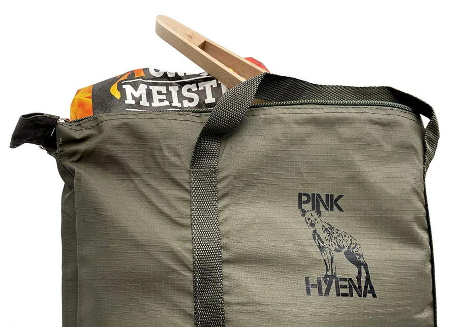 PINK HYENA Tasche für Grillkohle und Zubehör