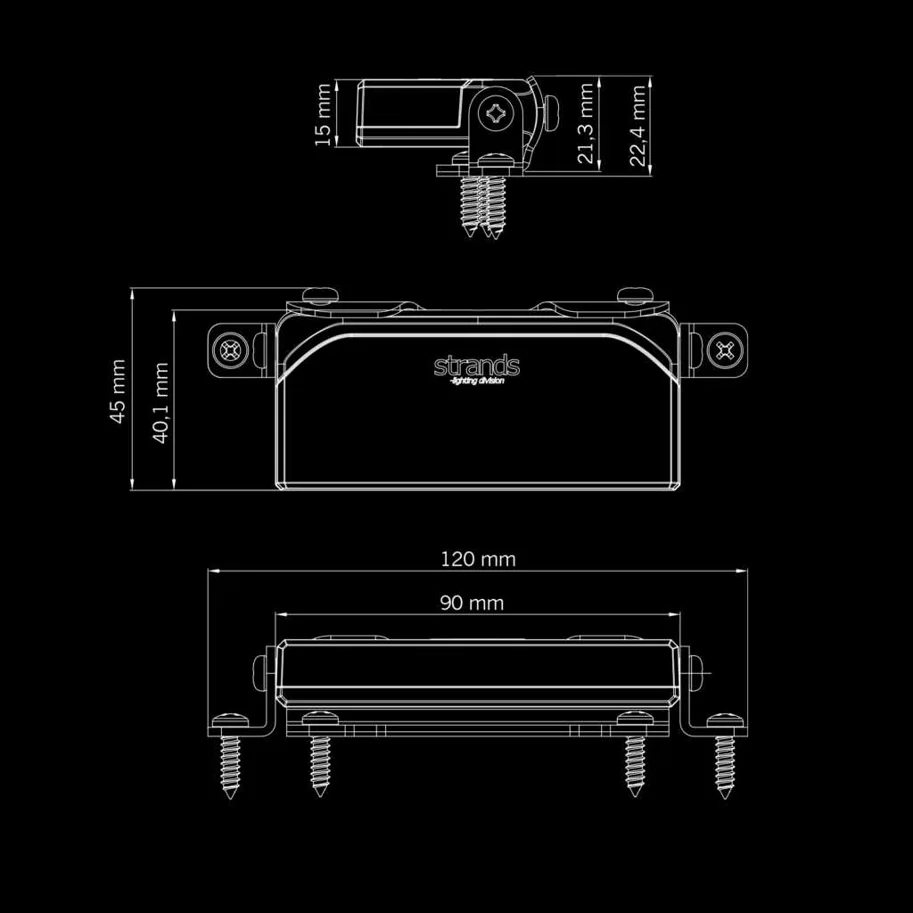 Strands Unity Ultra Flat Arbeitsleuchte 22W