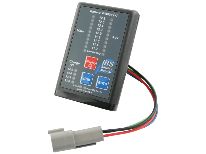 Batterietrennrelais-Set 12V mit Monitor