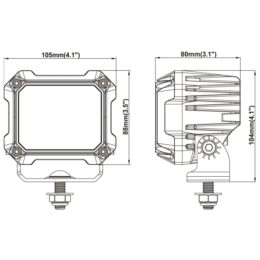 LTPRTZ® INDUSTRIAL - Arbeitsscheinwerfer Flut 40 Watt