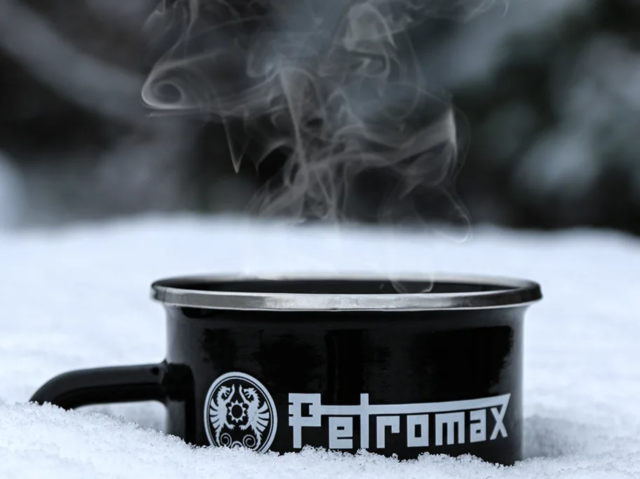 Petromax - Emaille Tasse / Schwarz