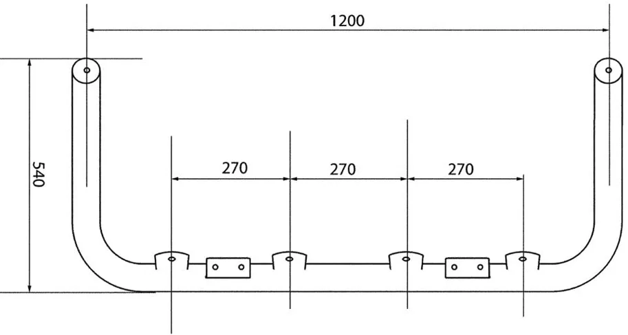 Lampenbügel / Scheinwerferhalter für MB Sprinter etc.