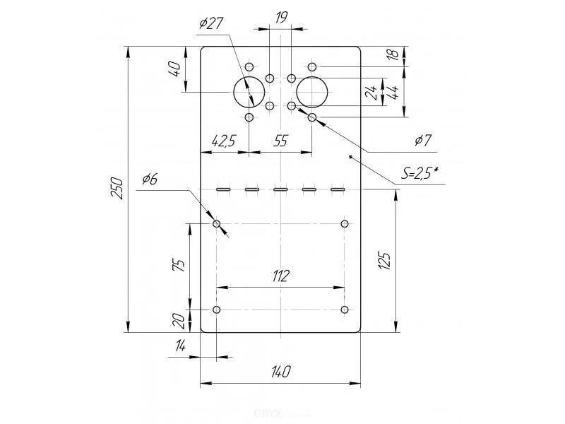 Heizungshalter / Grundplatte passend für Planar 2D Standheizung