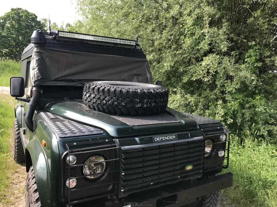 Fahrerhaus-Sonnenschutz passend für Land Rover Defender schwarz