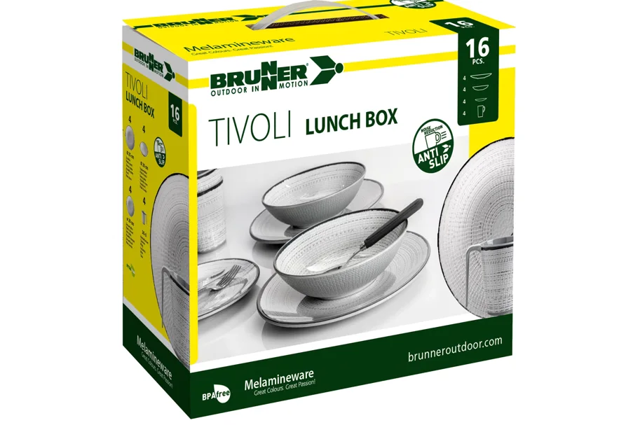 Lunch Box Tivoli, Geschirrset