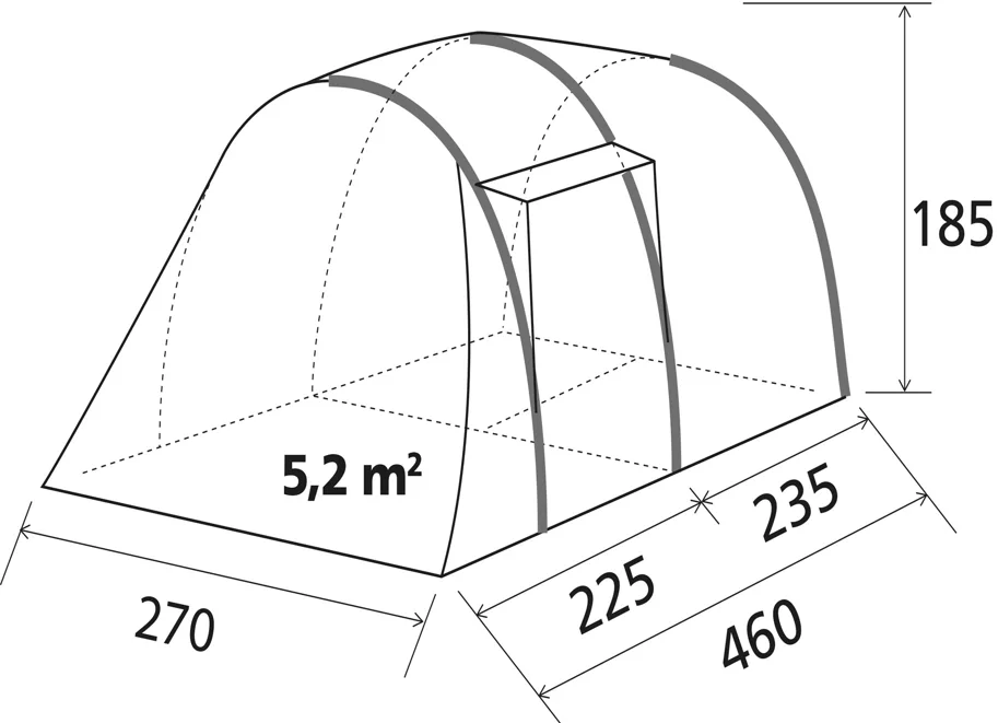 Alegra 4, Standzelte, 4 Personen