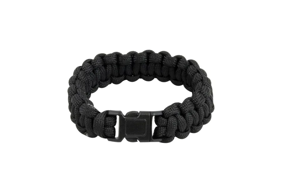 Highlander - Paracord Bracelet Qr Buckle Black