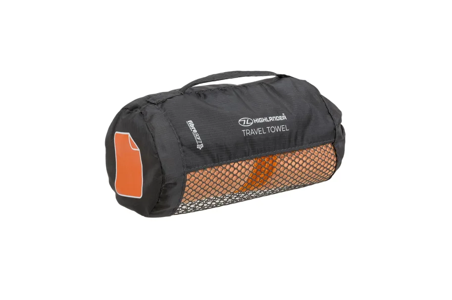 Highlander Small Fibresoft towel-Orange