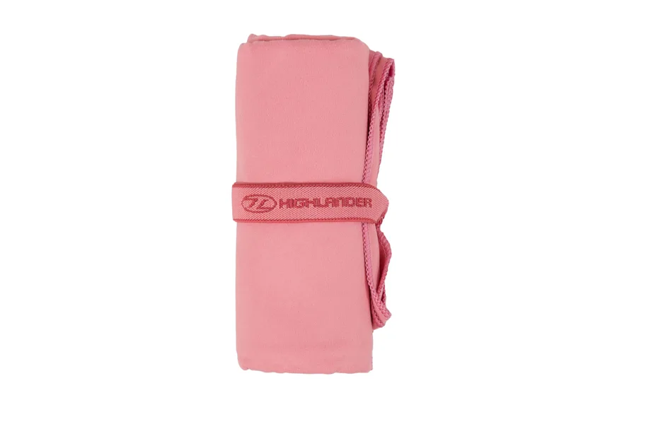 Highlander Medium Fibresoft towel-Light Pink