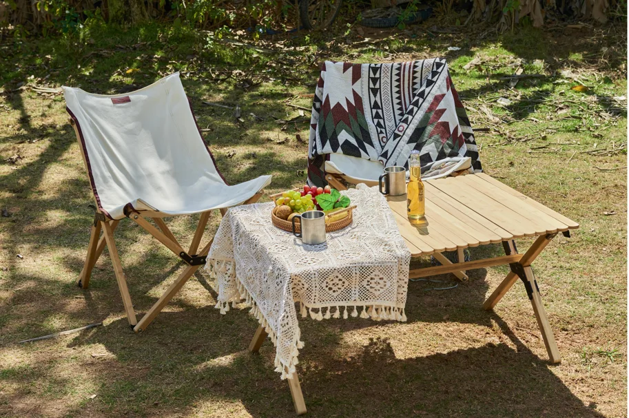 Wild Land - Portable Bamboo Table