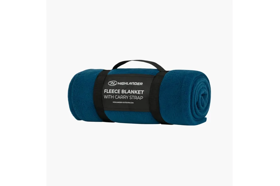 Highlander - Fleece Blanket Deep Blue