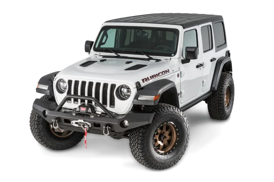 WARN Elite Seilwindenstossstange Jeep Wrangler JL mit Kühlergrill Bügel