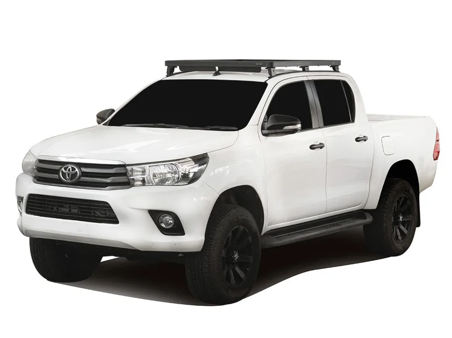 Front Runner Toyota Hilux Revo DC (2016-Heute) Slimline II Dachträger Kit / Schienen-und Befestigungsfusssystem