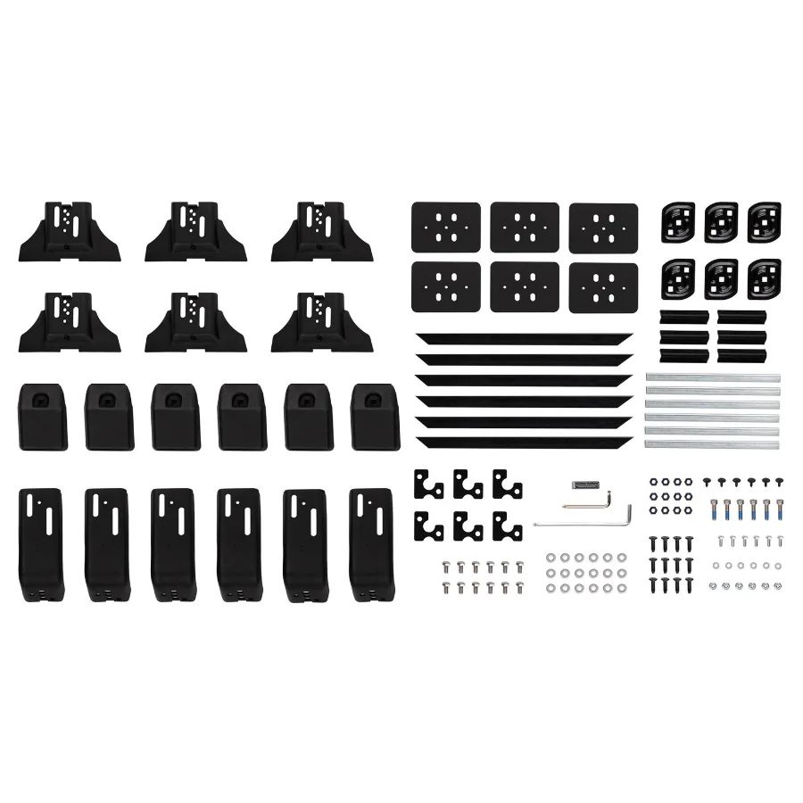 ARB Base Rack Fusskit Regenrinne (6) H1 passt für 39-1770010/30/40