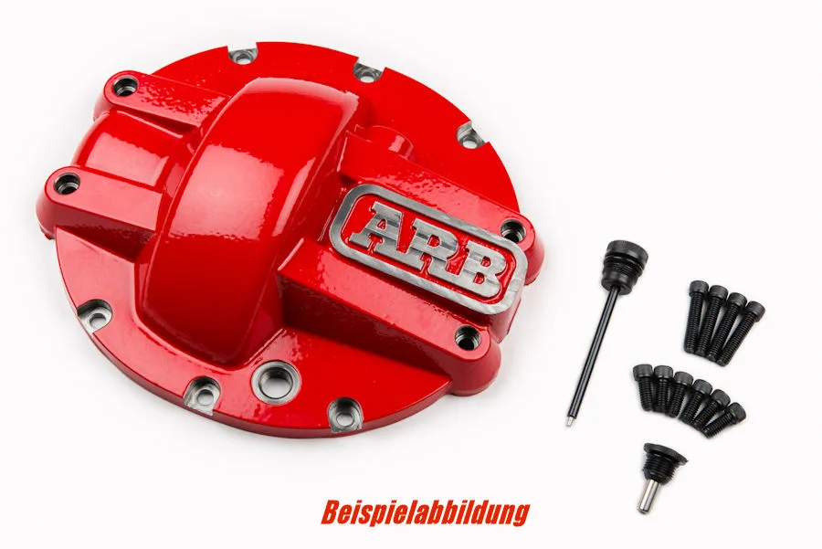 ARB Differentialschutz Jeep Wrangler JL Rubicon + Sahara, Gladiator, vorne, rot