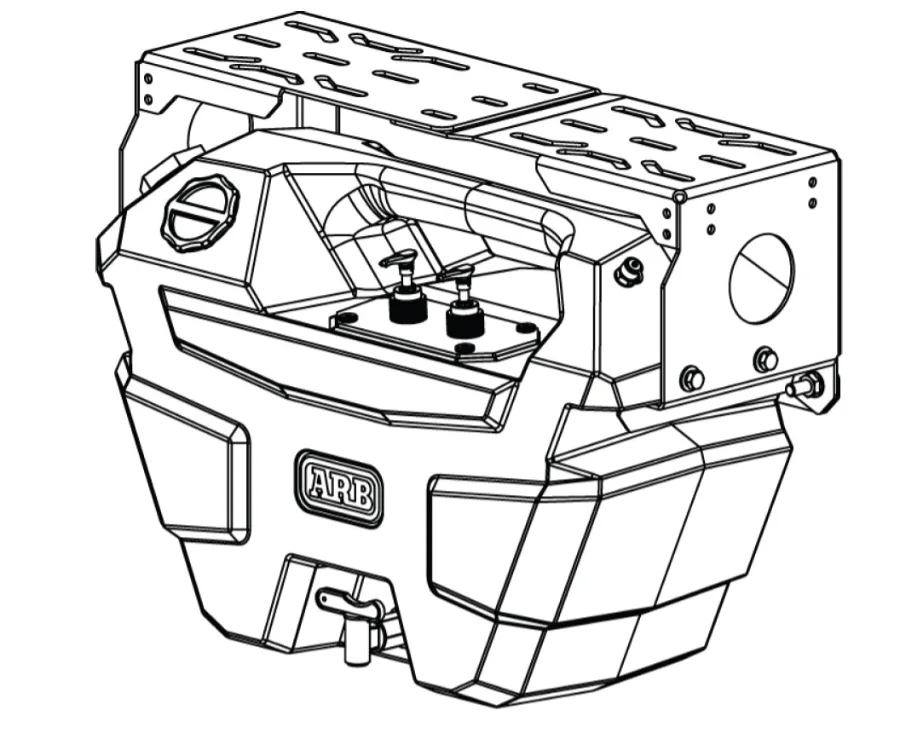 ARB Fixed Bracket für Frontier Wash Station