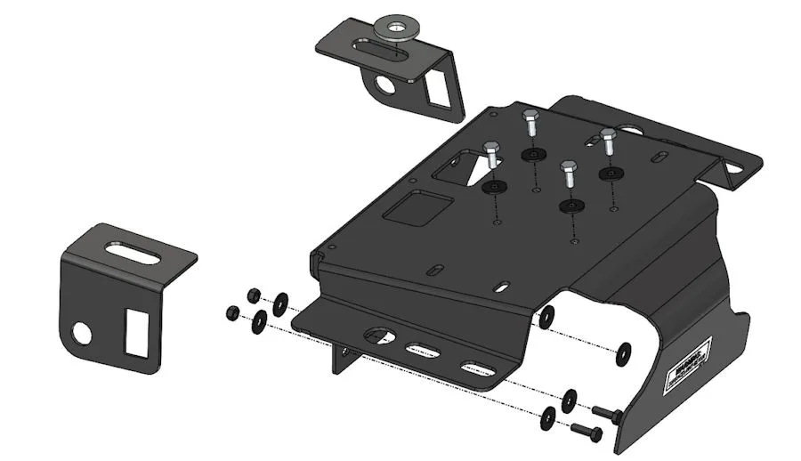 ARB Kompressor Montagekit Jeep Wrangler JK, für alle ARB Kompressoren