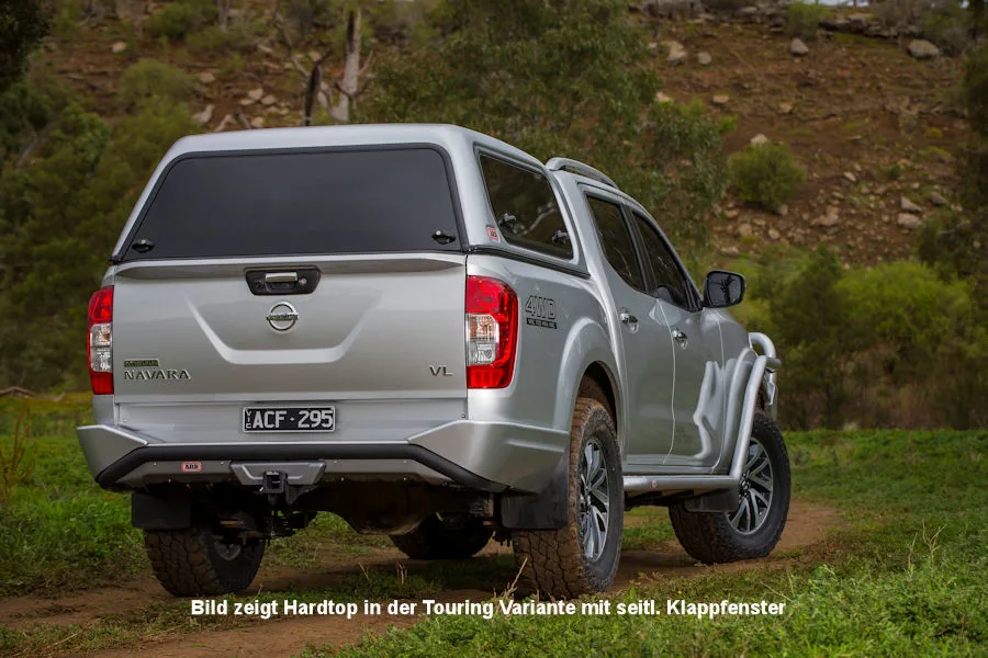 ARB Basic Hardtop für Nissan Navara D23 Doppelkabine, flach, seitlich geschlossen