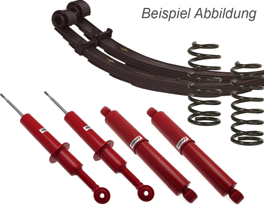 KONI Kit Land Cruiser GRJ71 V6, Vorderachse Coilspr, Vorderachse 0-50 kg Hinterachse 200-300 kg