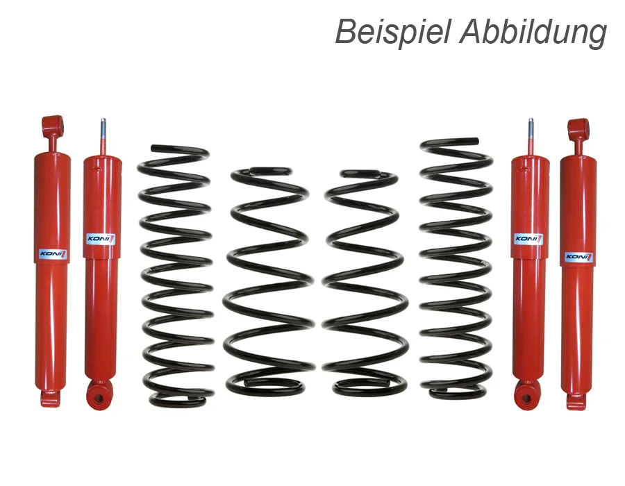 KONI Kit Pajero V60. V80 Benziner 3-Türer, Vorderachse 80-140 kg Hinterachse Leichte Lasten