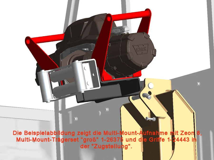 Multi-Mount-Aufnahme Set für Ladefläche