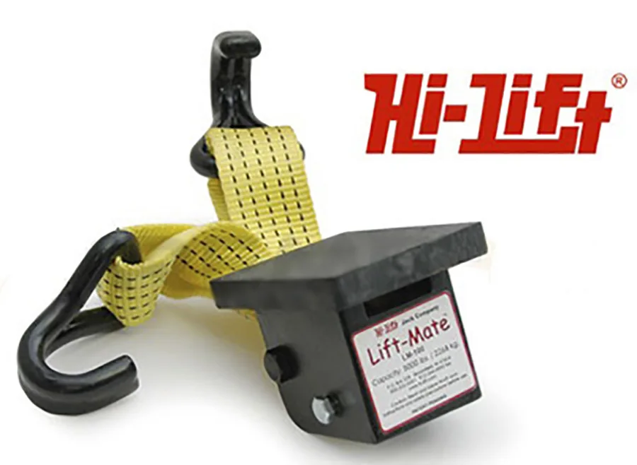 Original Hi-Lift Felgenadapter mit Gurt und Haken