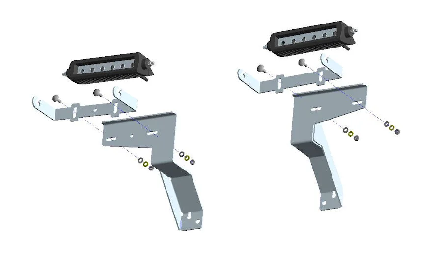 Scheinwerfer Set Mecedes X 250D Inkl. 2 Stk OSRAM SX 180-Sp