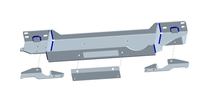 Seilwindenanbausatz Toyota J15 14-18, 2.8 ltr inkl. VR EVO 10s